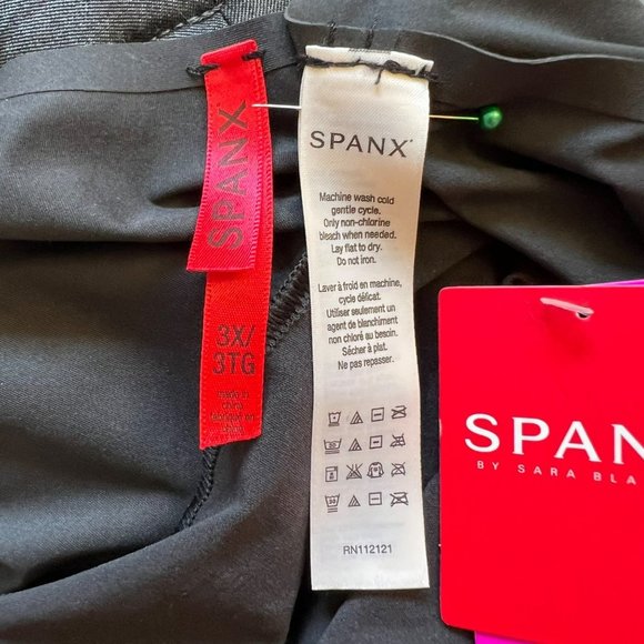 NWT SPANX OPEN BUST MID-THIGH SHAPER BODY SUIT PLUS SIZE 3X - Picture 15 of 16